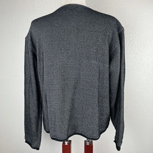 One World Button Down Cardigan Sweater Size M EUC - Picture 5 of 7